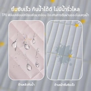 ผ้าปูที่นอนกันน้ํา 3ฟุต/3.5ฟุต/5ฟุต/6ฟุต ผ้าปูที่นอนอย่างเดียว กันน้ำและกันไรฝุ่นได้100%