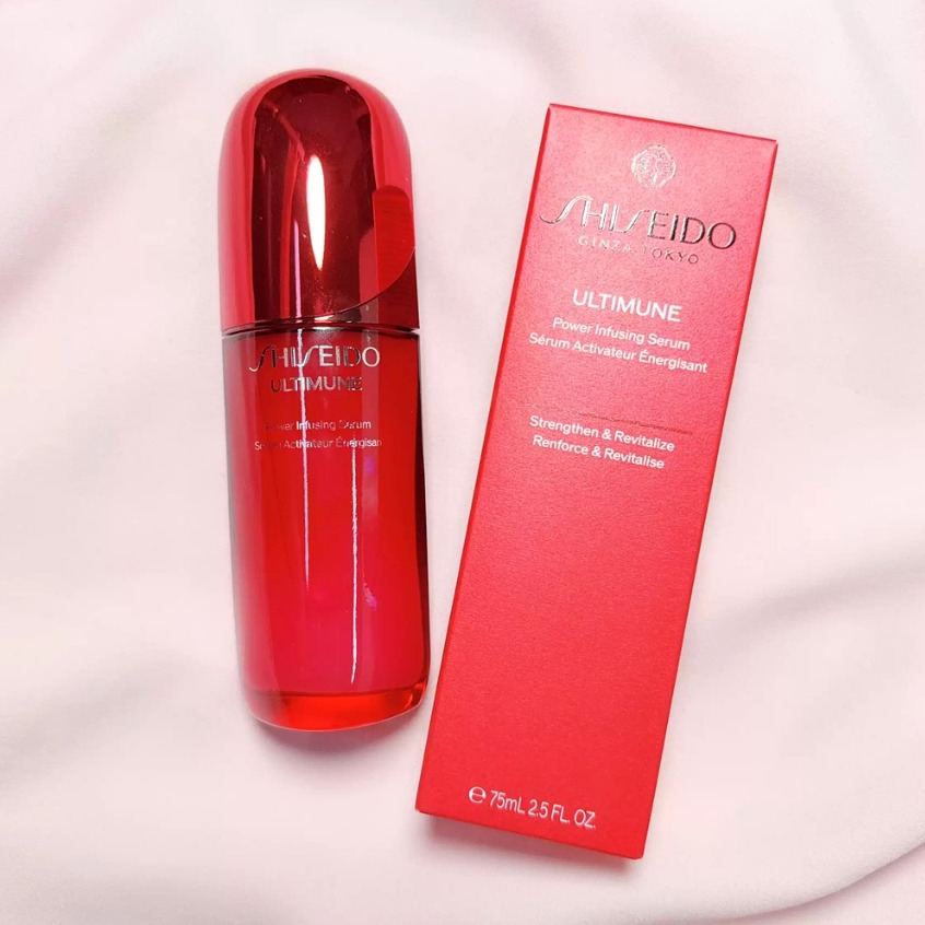 สินค้าใหม่│พร้อมส่ง🍔 ใหม่! เซรั่มบำรุงผิวหน้า Ultimune Power Infusing Serum จาก Shiseido 75ml/100ml
