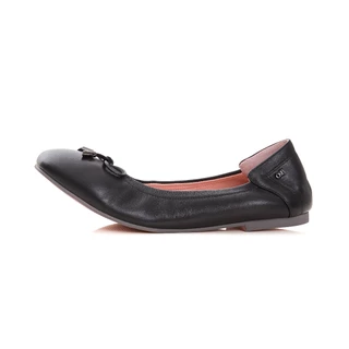 O&B รองเท้าหนังแกะแท้ รุ่น AUDREY RUSTON IN DAILY BLACK-11298SS13017F_U6BKXX