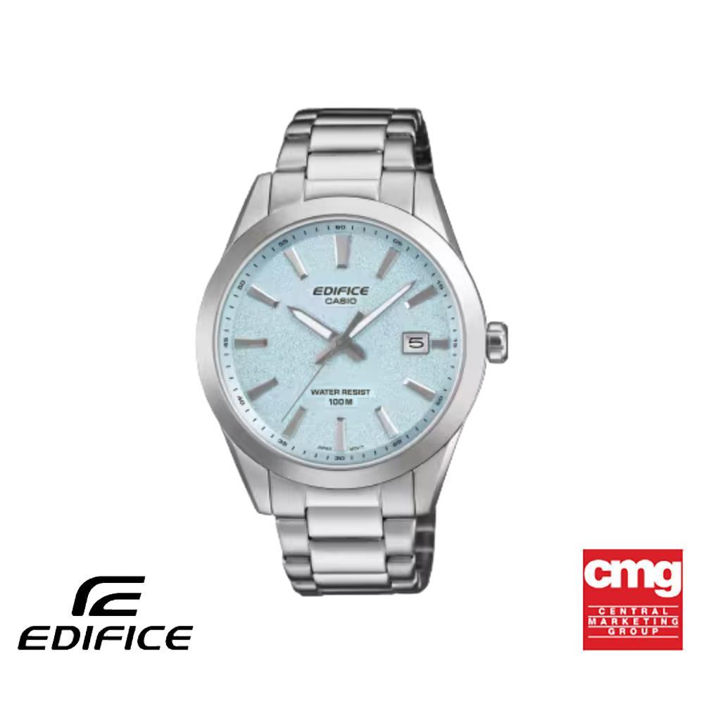 CASIO นาฬิกาข้อมือผู้ชาย EDIFICE รุ่น EFV-160D-2BVDF สายสเตนเลส สีฟ้า