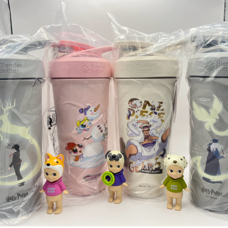 🆕 !พร้อมส่ง 🧙  Blender Bottle Strada เชค สแตนเลส  740ml 25oz. ลายลิขสิทธิ์  Luffy,Chopper,Harry,Powerpuffของแท้💯