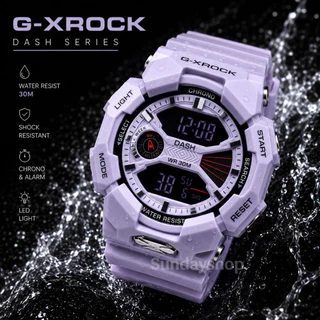 (GX-02) นาฬิกาข้อมือSport กันน้ำ ไฟLED ทรงSport สวย สุดฮิต