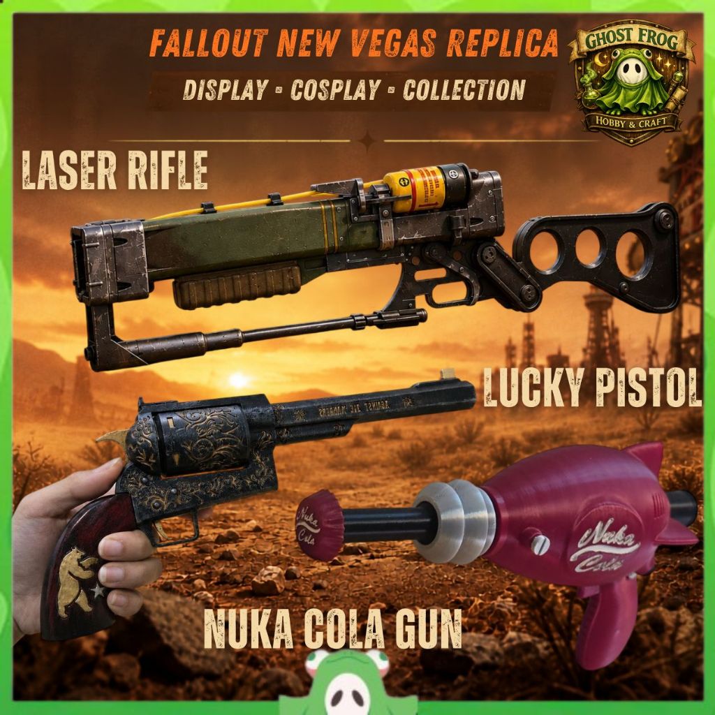 Porp Cosplay |  - Laser Rifle / Lucky pistol / Nuka Cola Gun - Fallout Gun | พร็อพคอสเพลย์ 🔥
