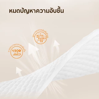[6 แพ็ค] Aiwibi Ultimate Comfort Pants กางเกงผ้าอ้อมเด็ก แพมเพิสเด็ก ซึมซับทรงพลัง 14 ชม. สำหรับกลางคืน ผิวแพ้ง่าย M-XXL