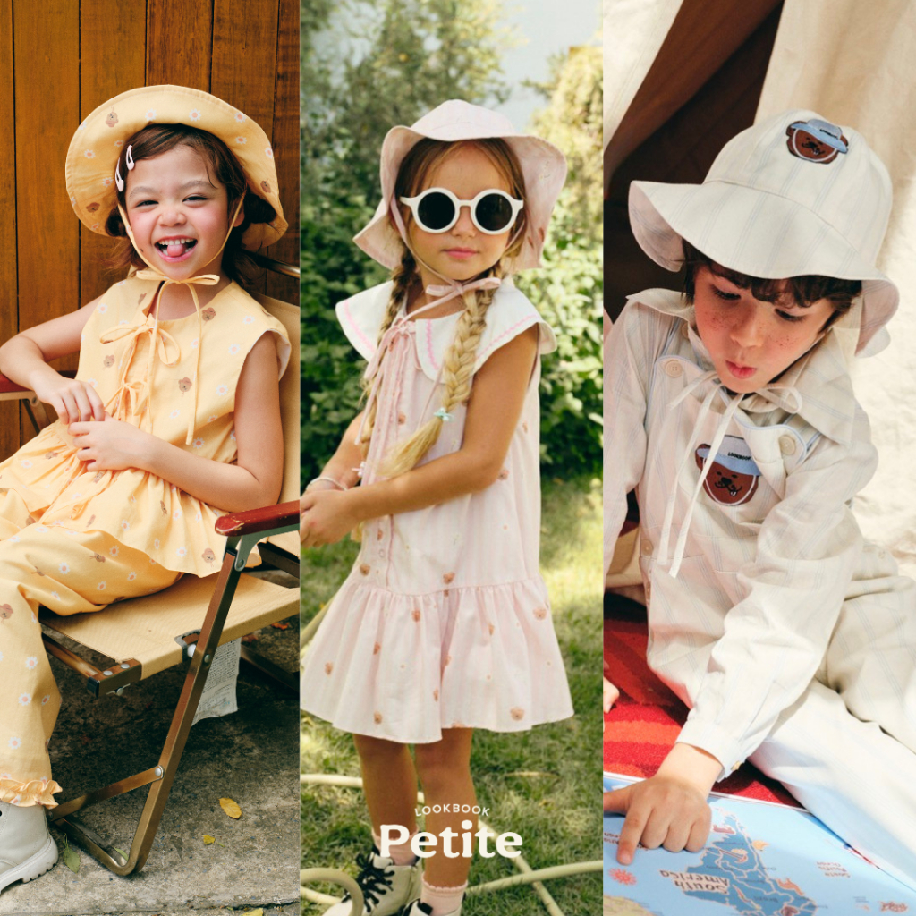 lookbookpetite x saeson | camping top สี pink daisy field