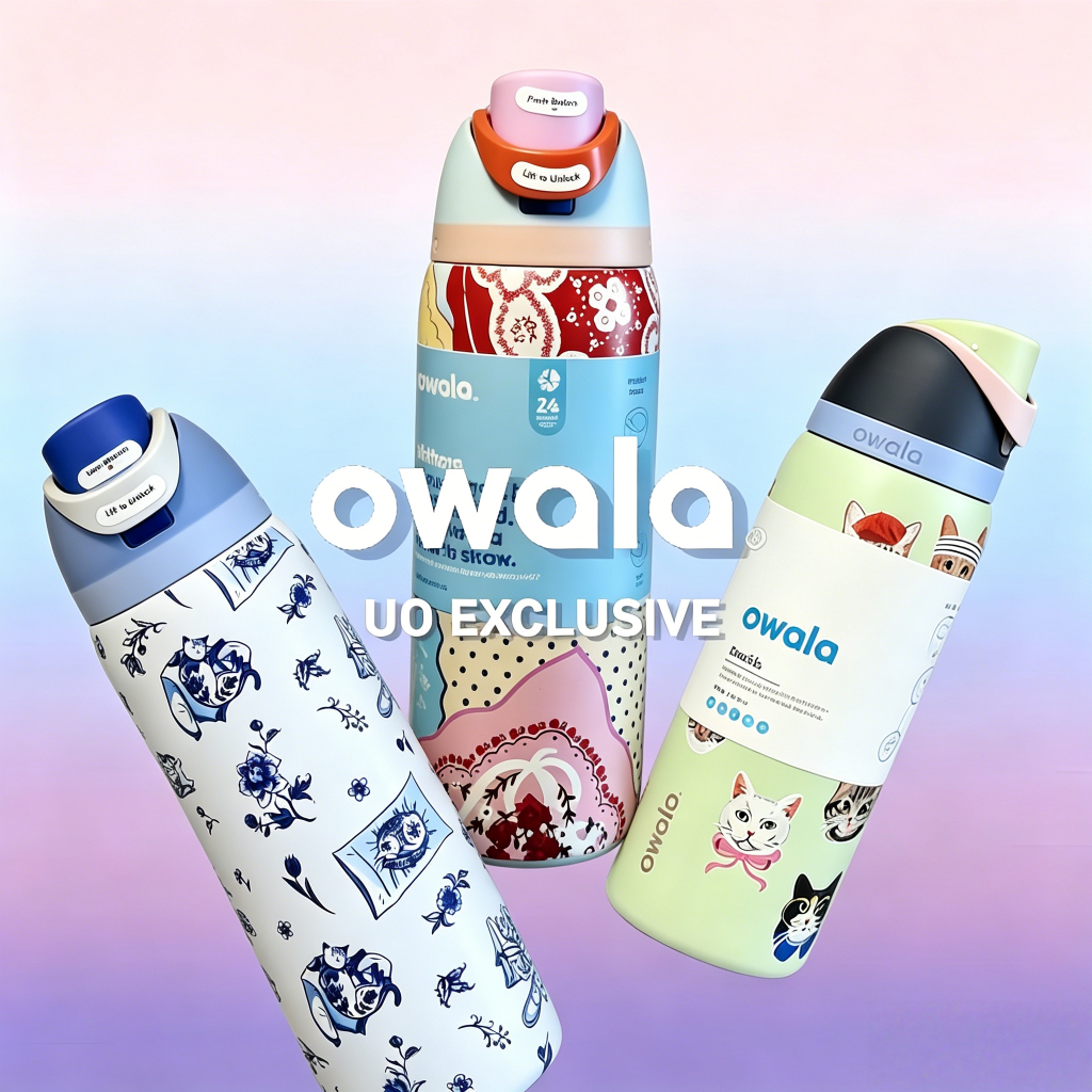 【รุ่นลิมิเต็ด] แก้วน้ำ OWALA ขนาด 24/32oz ของแท้จากอเมริกา 100% สั่งวันนี้รับของพรุ่งนี้!
