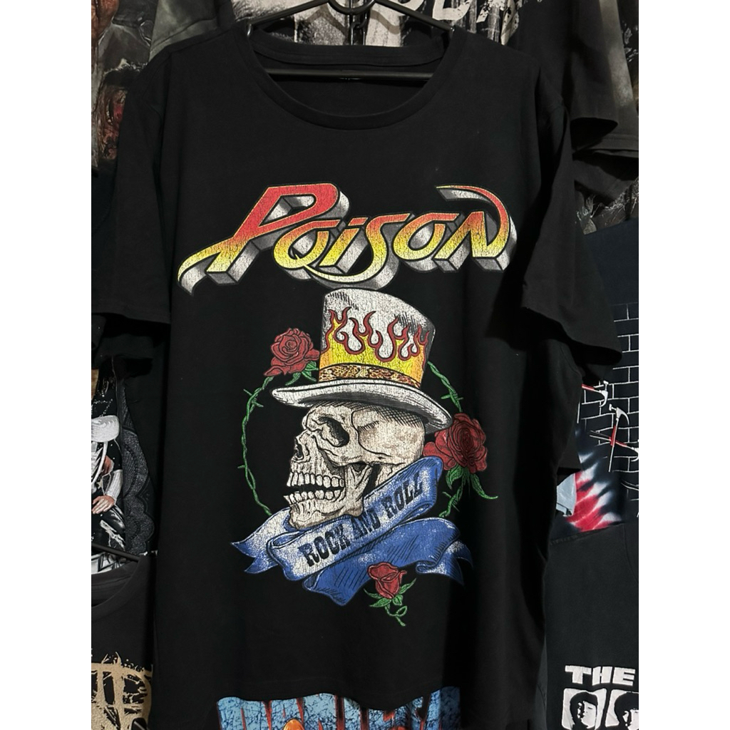 เสื้อวง Poison มือสอง