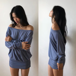 BEMYCHIC เดรสโอเวอร์ไซส์แขนยาว รุ่น Margot Dress