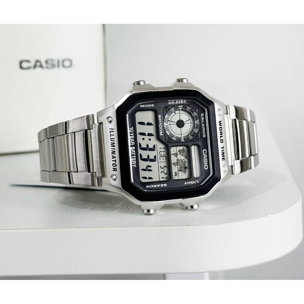 [จัดส่งภายใน 3-4 วัน] [ประกันศูนย์เซ็นทรัล CMG] CASIO DIGITAL AE-1200WHD-1A,AE-1200WHD-1,AE-1200WHD,AE-1200
