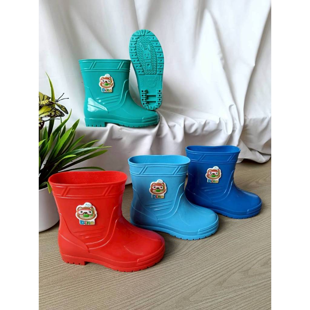 รองเท้าบูทเด็ก กันน้ำกันฝน สีสดใสน่ารักมากๆๆ ราคาถูก