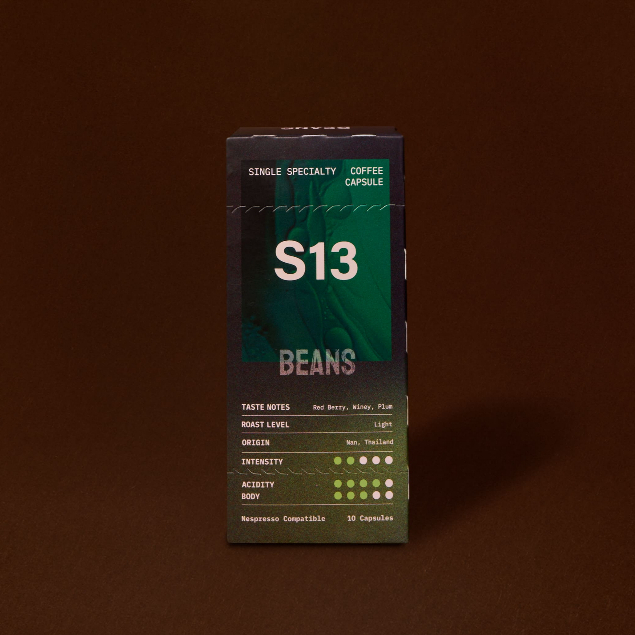 BEANS Coffee Roaster S13 - The Mountain Party Coffee Capsule กาแฟแคปซูลระบบ Nespresso