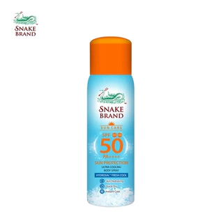 **ของแถม FREE ไม่จำหน่าย**Snake Brand Cooling Spray Sun Protection 100ml. x1+After Sun Body Mist 30ml. x1