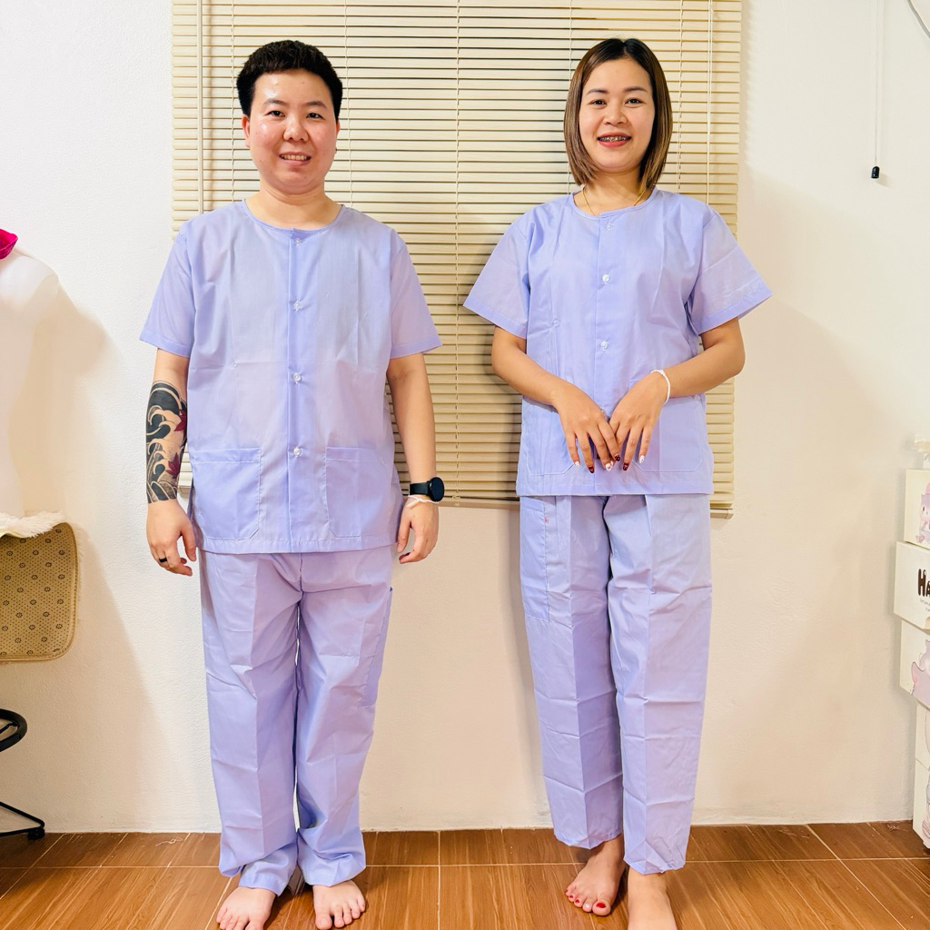 ชุดขาวปฏิบัติธรรม ชุดใส่ไปทำบุญเข้าวัด ชุดกินเจขายแยกเสื้อแยกกางเกงและขายทั้งชุดอ่านรายละเอียดก่อนกดสั่งนะคะ