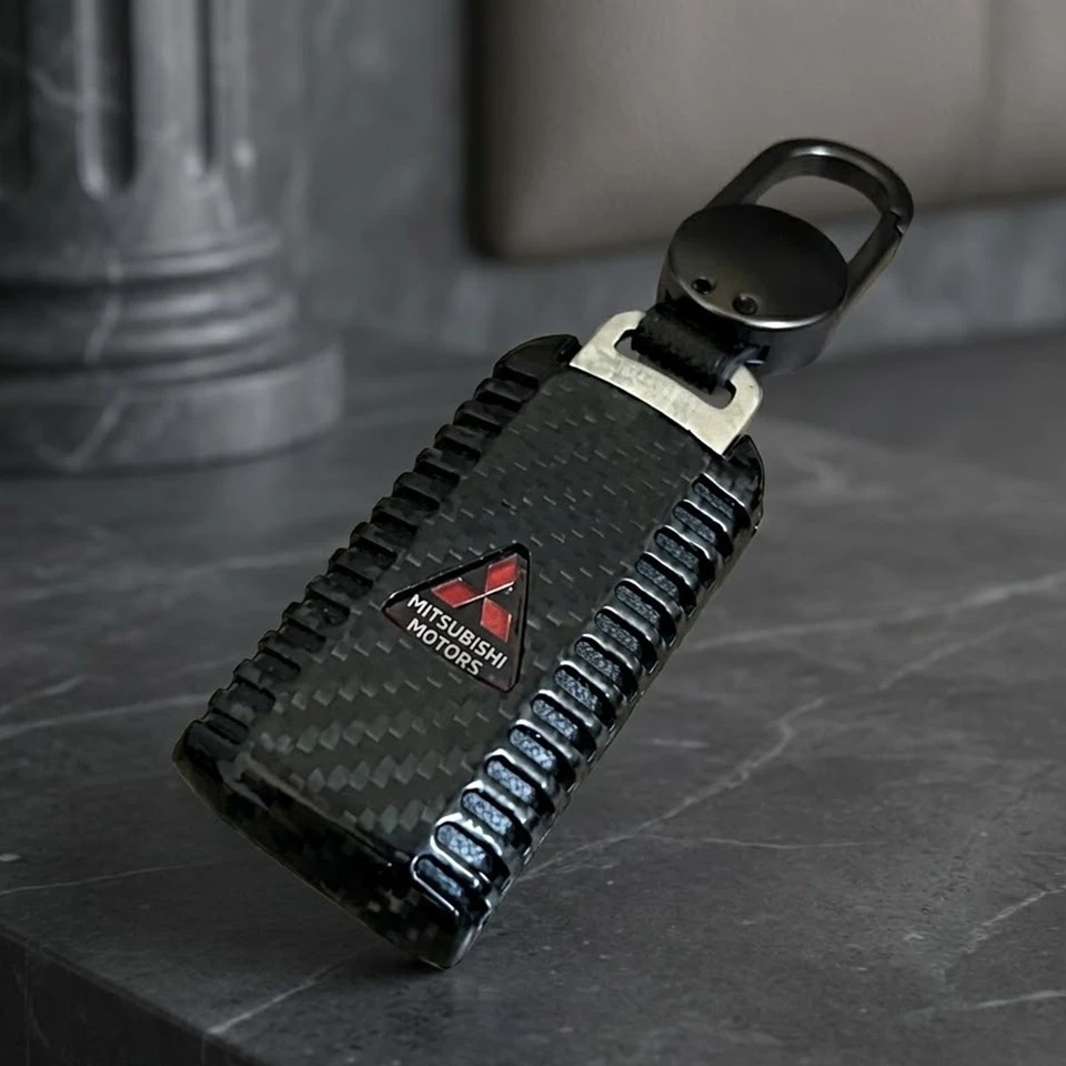 เคสรีโมทรถ Mitsubishi Pajero XForce 2026 คาร์บอนไฟเบอร์แท้  T-Carbon (Top Product ; Carbon Fiber Key Case)  Key Sets ; M thumbnail 5