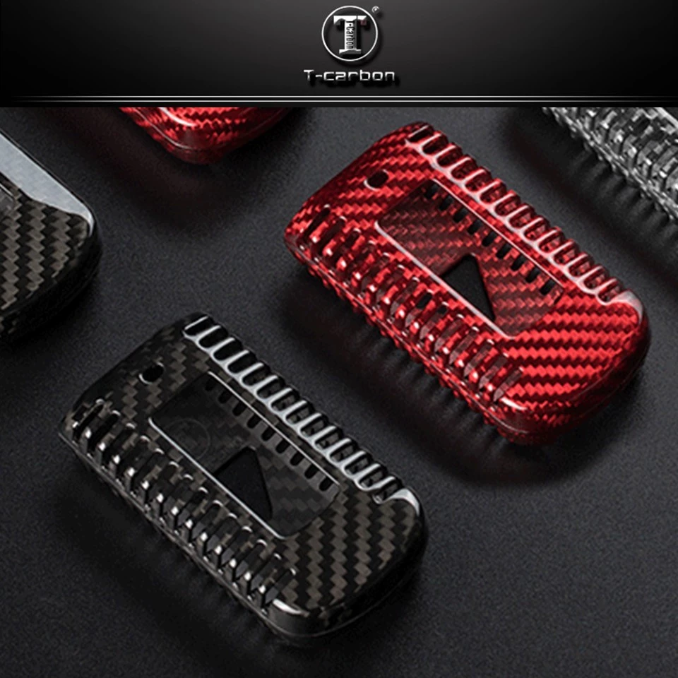 เคสรีโมทรถ Mitsubishi Pajero XForce 2026 คาร์บอนไฟเบอร์แท้  T-Carbon (Top Product ; Carbon Fiber Key Case)  Key Sets ; M thumbnail 9