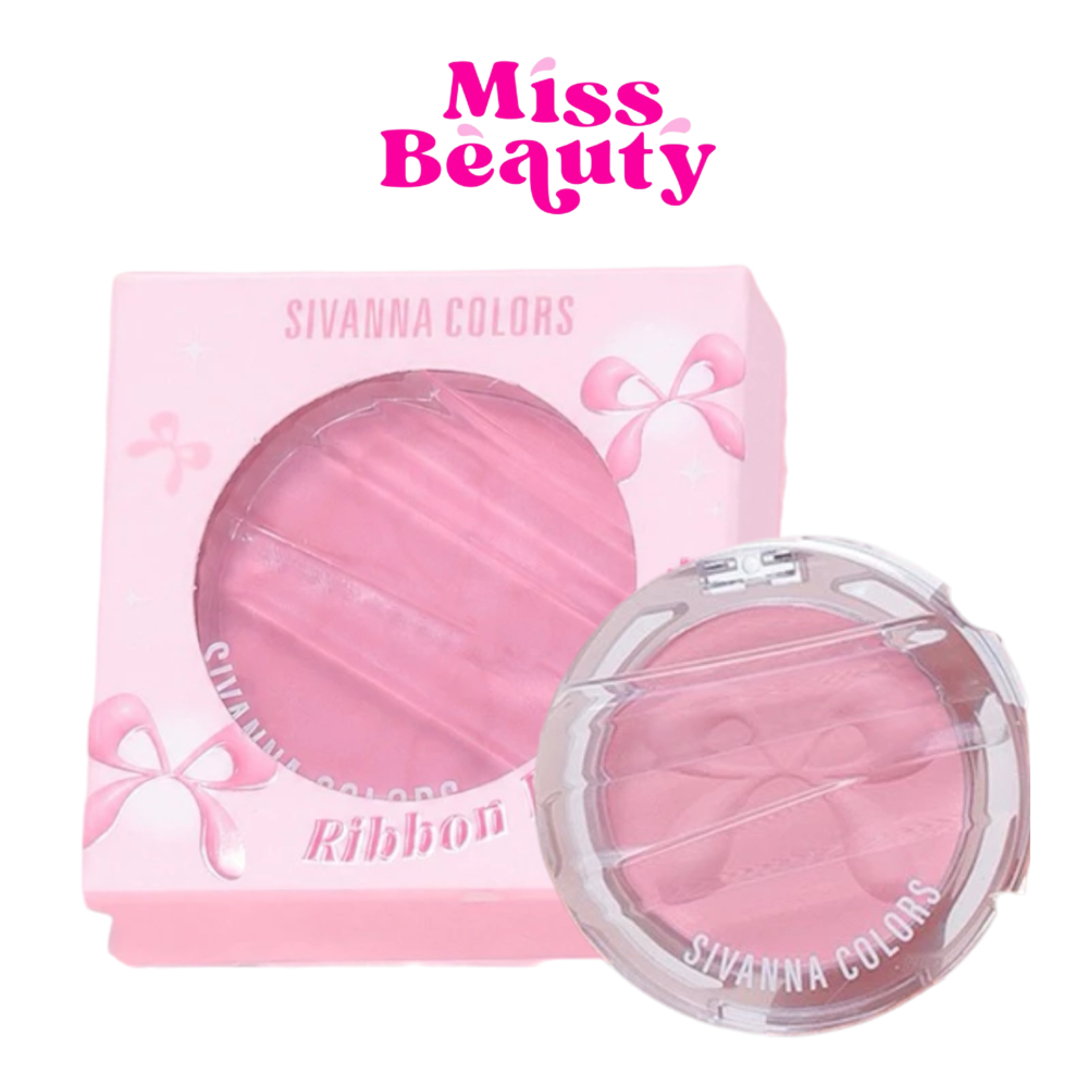 HF585 Sivanna Colors Ribbon Bow Blush ซีเวนน่า คัลเลอร์ส ริบบอน โบว์ บลัช 5.5 กรัม