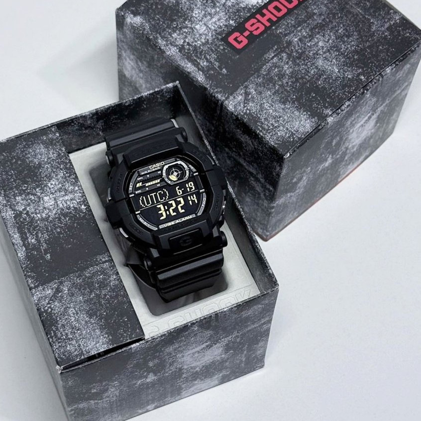 Casio G-Shock นาฬิกาข้อมือผู้ชาย สายเรซิ่น รุ่น GD-350 (GD-350-1B) - สีดำ