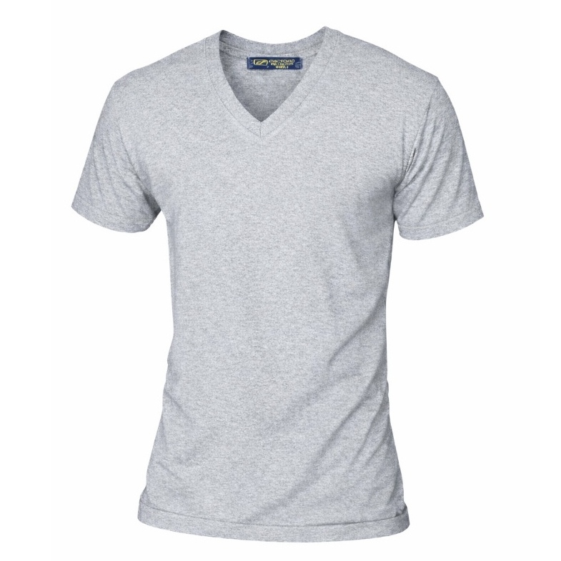 เสื้อยืดคอวี Heather Grey (V-neck T-shirt, Heather Grey)