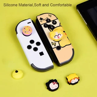 (1 ชิ้น)ปุ่มยาง / จุกยาง / ซิลิโคน Collection 2 ลายน่ารัก 70 ลาย สำหรับ🎮 Joy Con Nintendo Switch V1/V2/OLED /Lite
