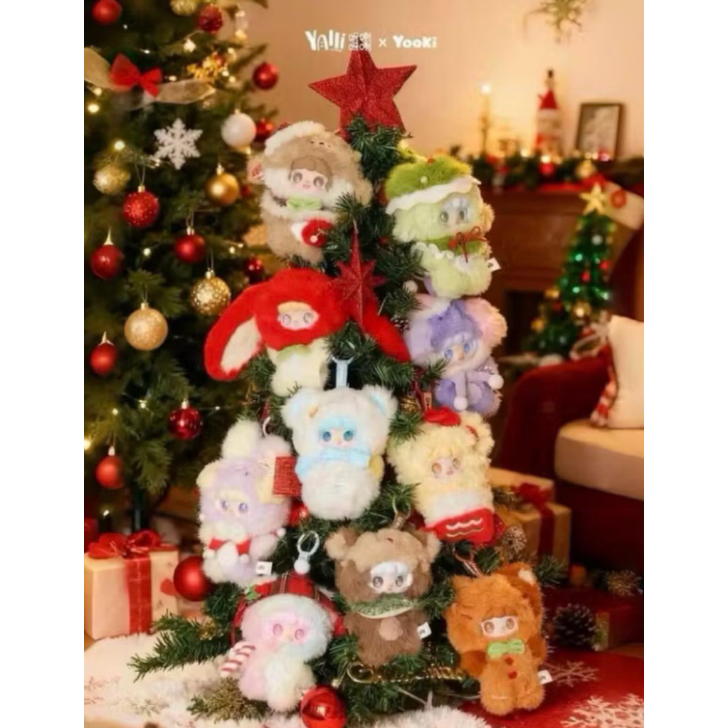 ราคาพิเศษ - Yooki Christmas พวงกุญแจตุ๊กตานิ่มๆยัดนุ่น