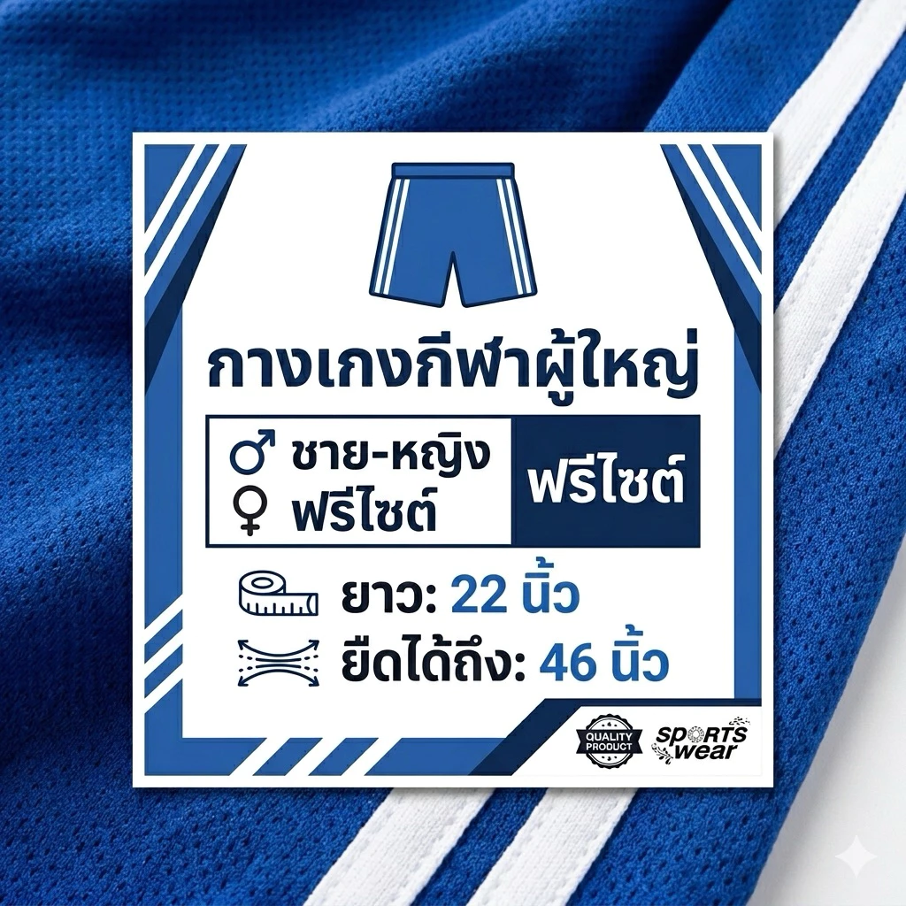 กางเกงกีฬาขาสั้น กางเกงบอล thumbnail 4