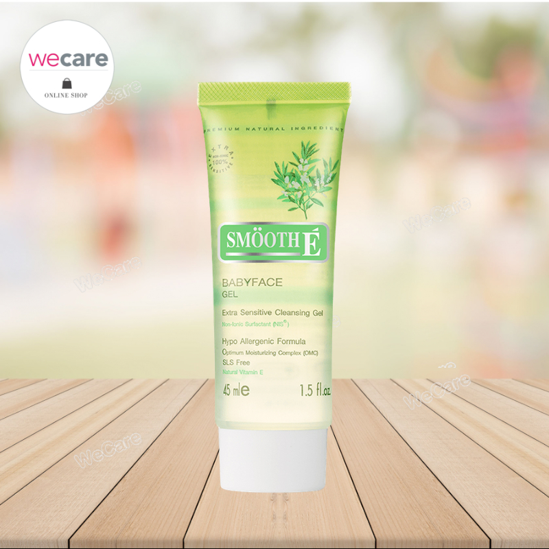 Smooth E Babyface Gel 45ml สมูท อี เบบี้เฟซเจล เจลล้างหน้า