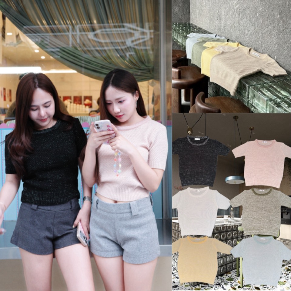 SisterHood Top เสื้อไหมพรมคอกลม