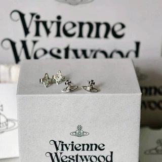 💓พร้อมส่ง💎เครื่องประดับVivienne Westwood Farah/Lorelei Earrings⚡️ ของแท้💯