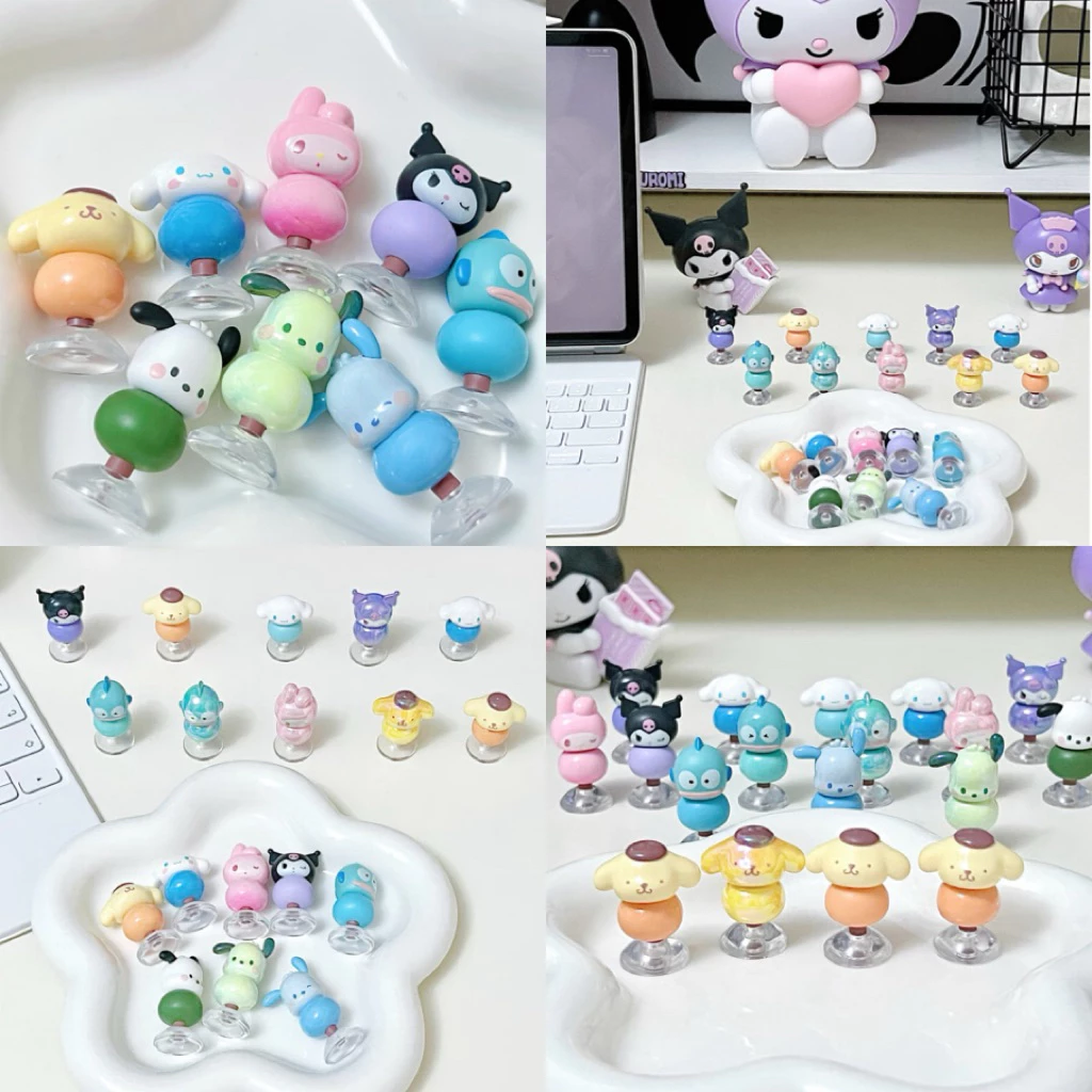 [ได้ 6 ตัว](ย199) โมเดล มินิบีน : Sanrio Family Series Candy Dumplings