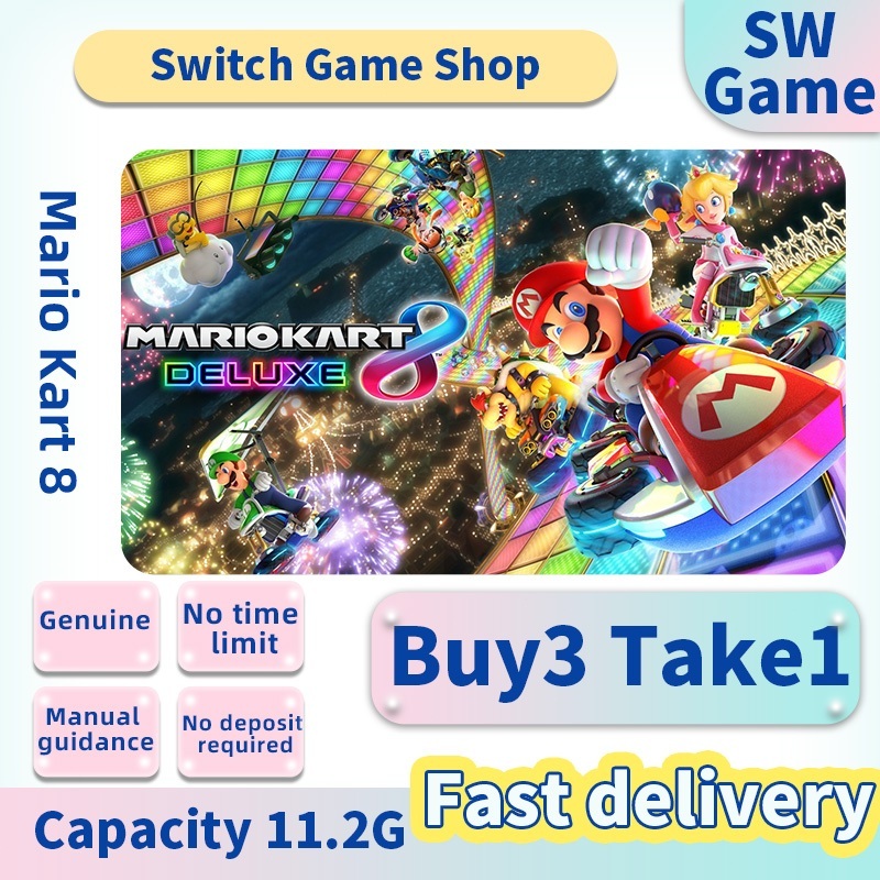 Nintendo Switch Game Mario Kart 8 Deluxe
