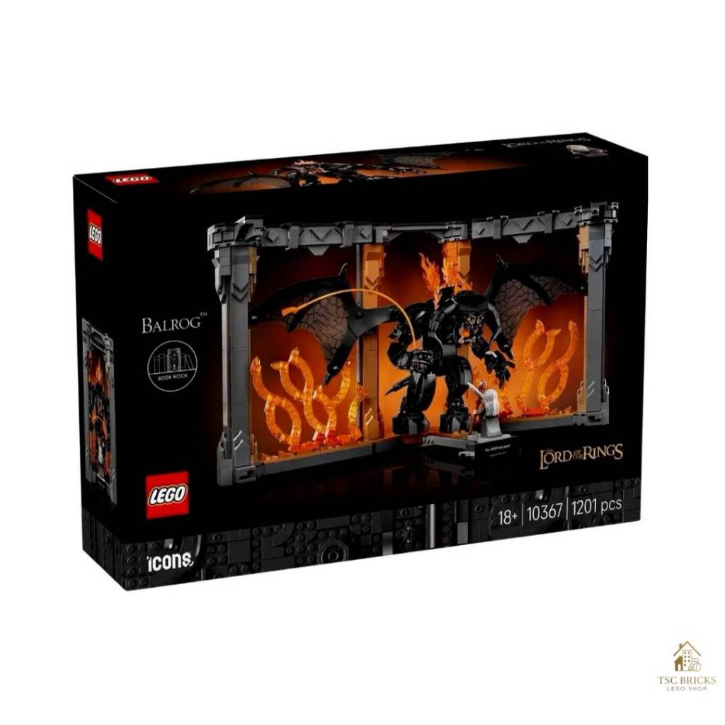 LEGO ICONS 10367 The Lord of the Rings: Balrog Book Nook (สินค้าพร้อมส่งจากไทย)
