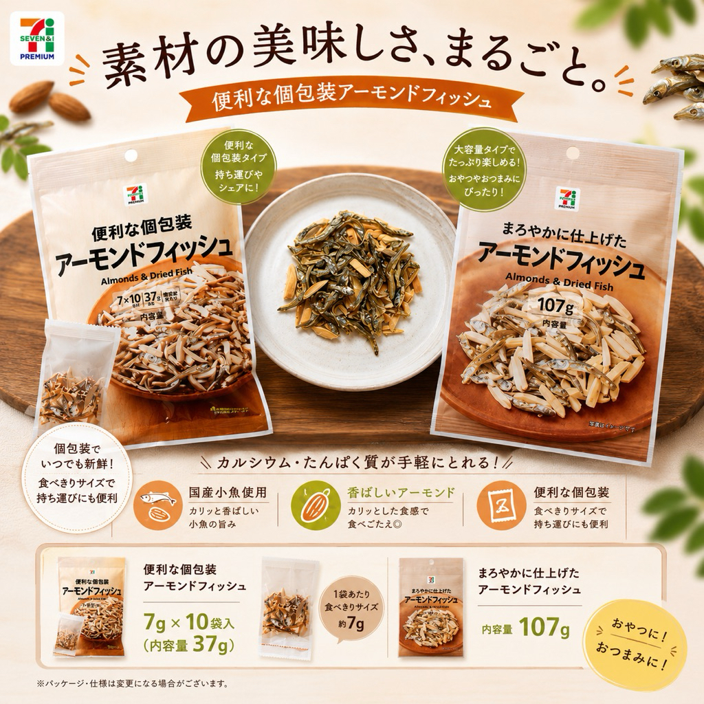 Almonds&Dried Fish อัลมอนด์ผสมปลากรอบ