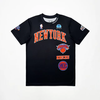 เสื้อยืด เสื้อแขนสั้น Shooting Shirts NEWYORK KNICKS COLLECTION [ มีไซส์ใหญ่ ]
