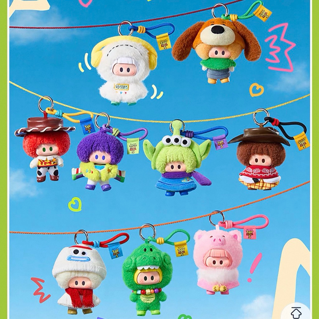 Miniso YOYO x Toy Story 5 Series พวงกุญแจโยโย่ทอยสตอรี่5(พรี7วัน)