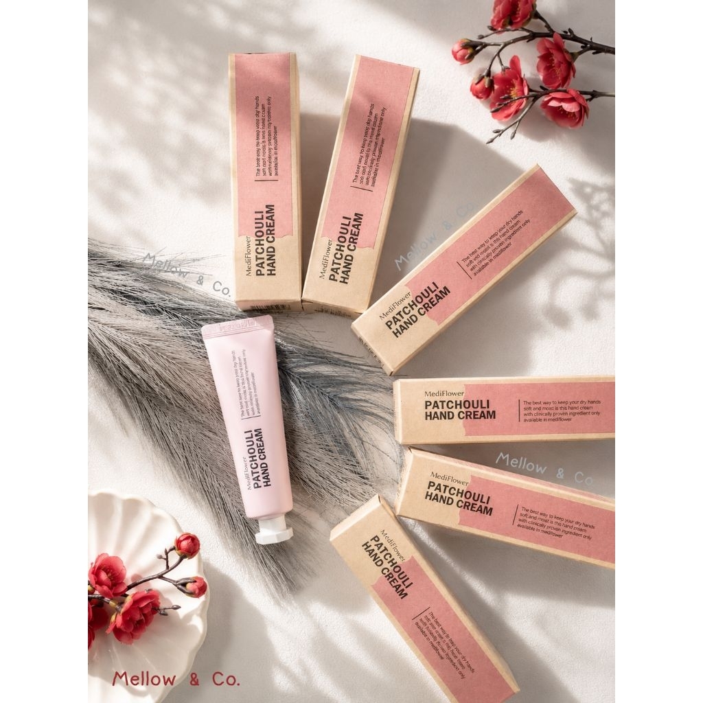 พร้อมส่ง ของแท้100% จากเกาหลี ครีมทามือ Mediflower Delos Patchouli Hand 30g