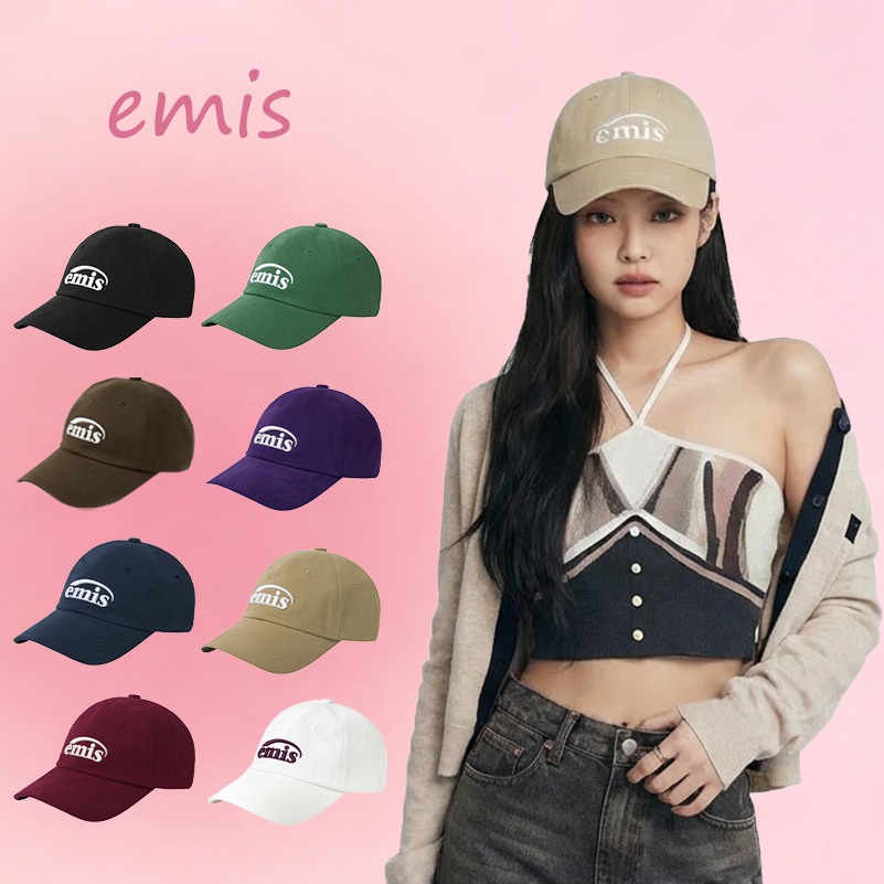 EMIS New Logo Fashion คลาสสิค เย็บปักถักร้อยจดหมาย