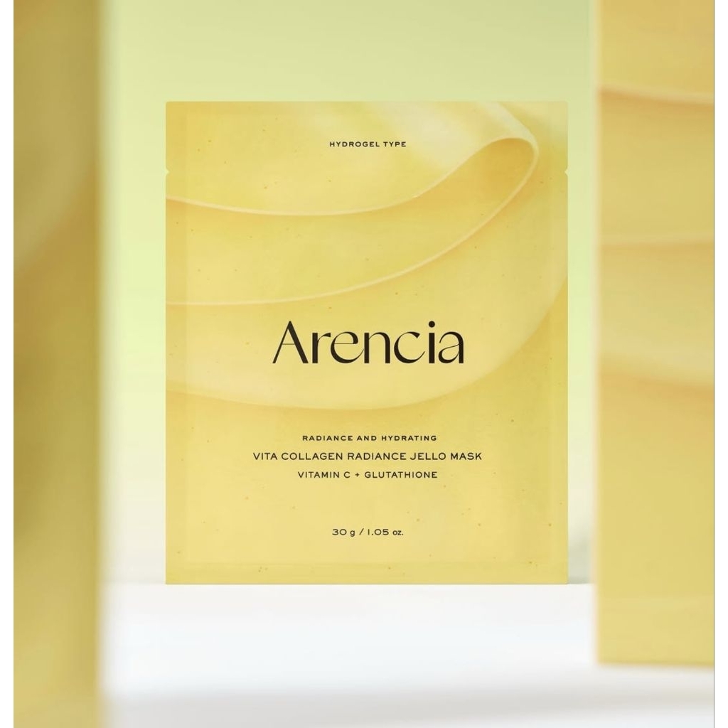 Arencia Vita Collagen Radiance Jello Mask Vitamin C + Glutathione 30g (4ea)