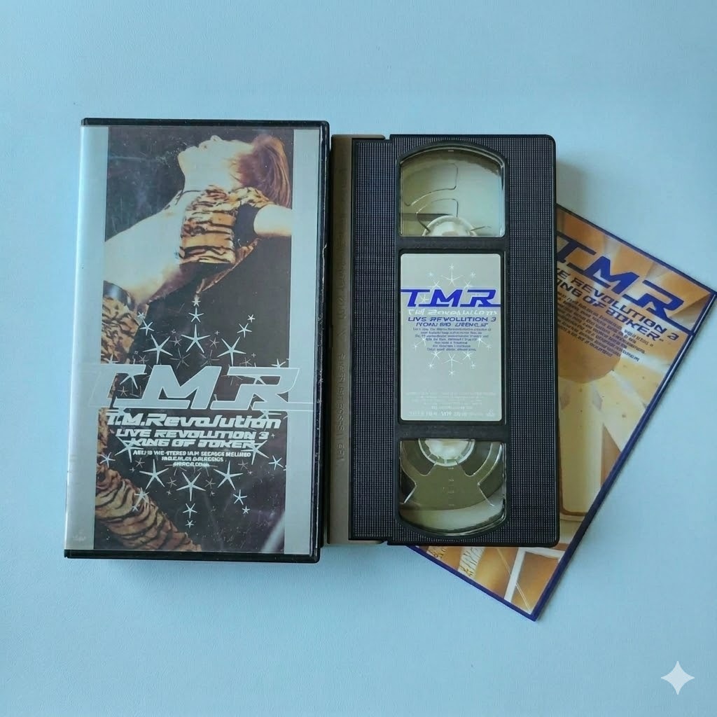 ม้วนวิดีโอเทปคอนเสิร์ต T.M.Revolution (TMR) - Live Revolution 3 - King of Joker