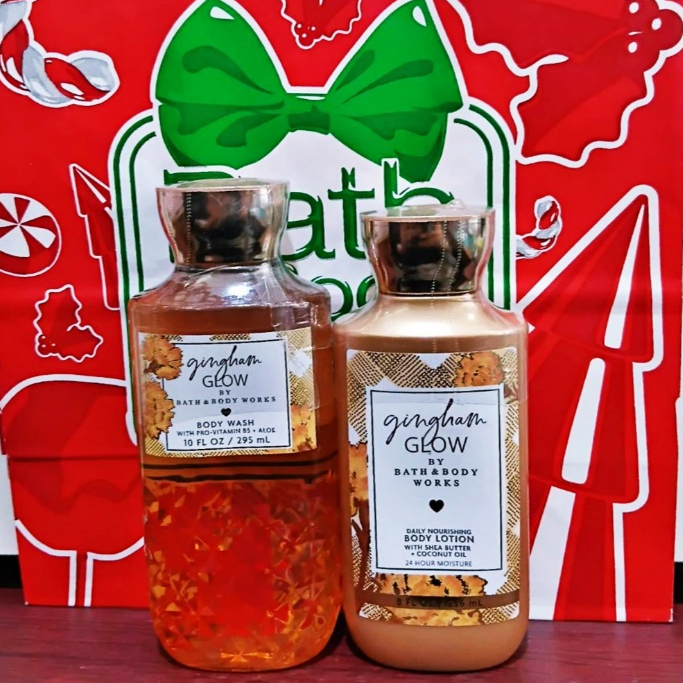 ของแท้ 100% Bath & Body Works Gingham Glow Ultimate Hydration Body Cream