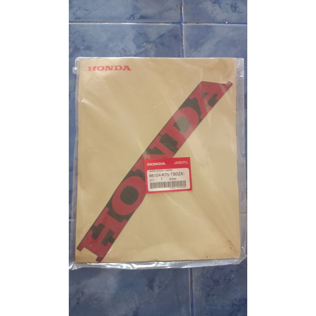 สติกเกอร์โลโก้ HONDA CBR300 แท้ 86104-K75-TB0ZA