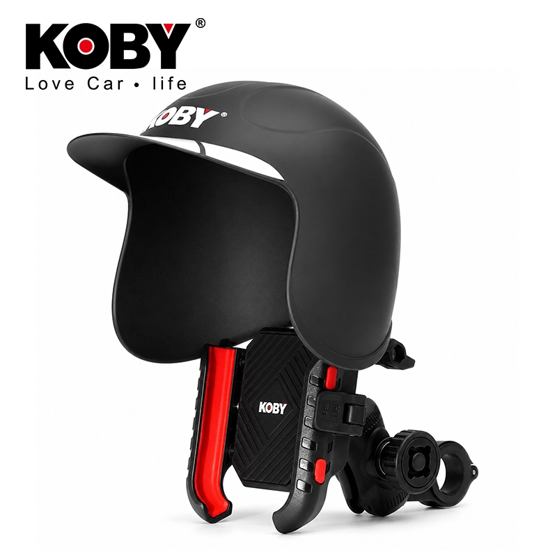 KOBY ที่บังแดดโทรศัพท์จิ๋ว กันแดด กันฝน สำหรับที่จับมือถือมอเตอร์ไซค์ รองรับรุ่น V2 V3 ( รุ่น 333 )