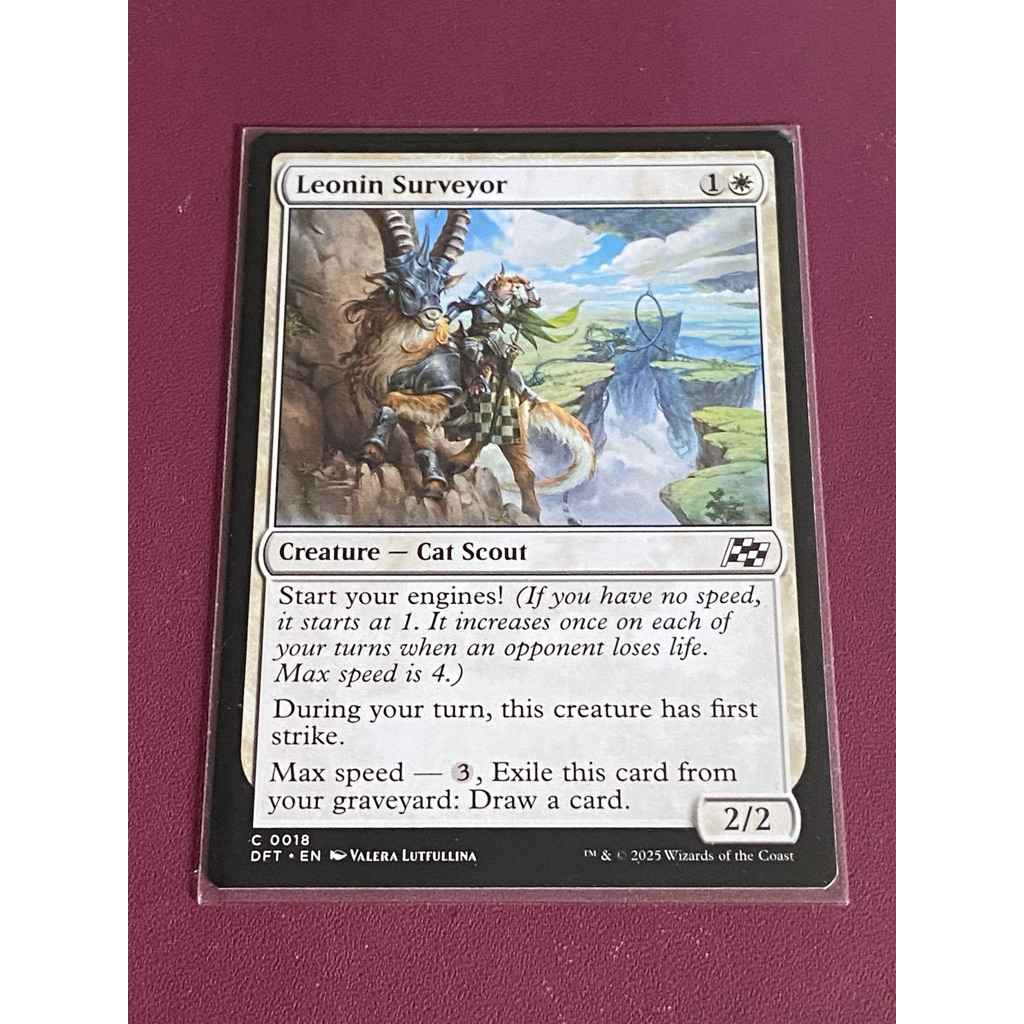 [MTG][DFT] Aetherdrift: Leonin Surveyor การ์ดแท้ Magic The Gathering