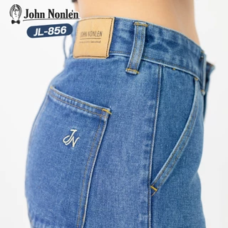 John Nonle่n JL-856 ยีนส์ Cargo Vintage ทรงกระบอกสุดเท่ ใส่แล้วดูดีทุกลุค