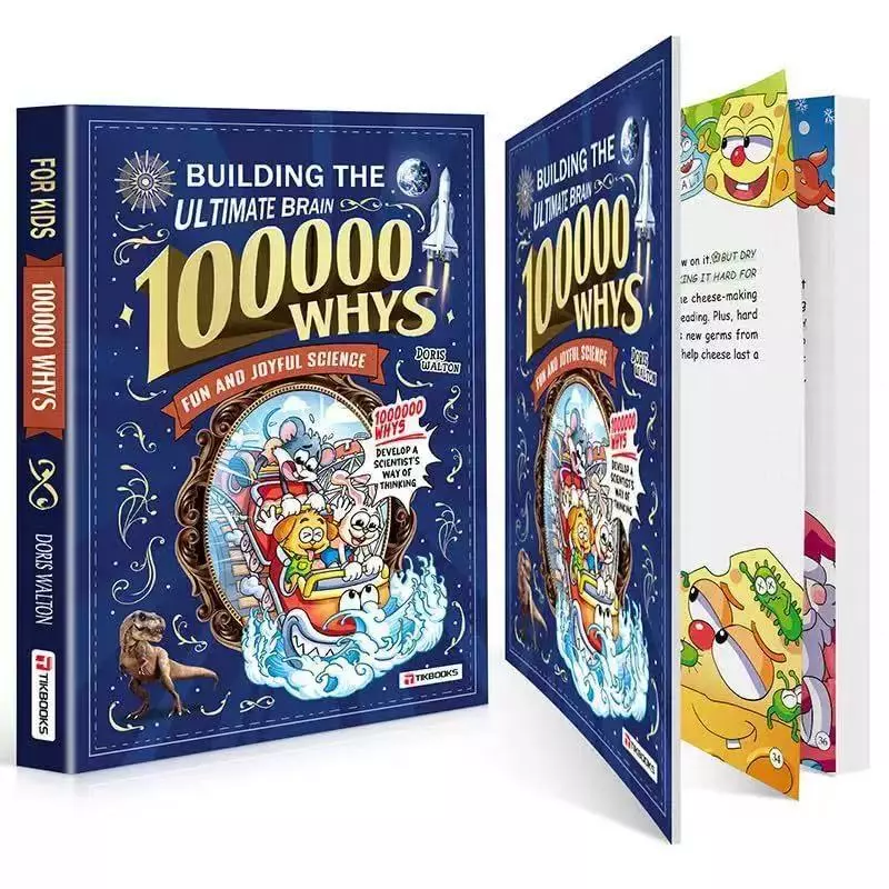 100000 Whys Kids Science Book Fun Joyful Science Encyclopedia Develop Scientist Thinking English Picture Book