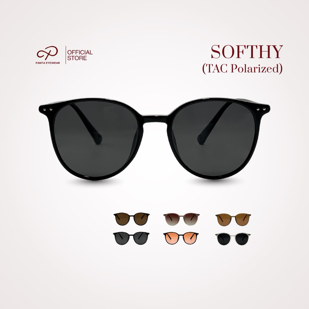 [ 18กรัมเบามาก! ] PANTA | ST : SOFTHY (ซอฟตี้) แว่นกันแดด TAC Polarized
