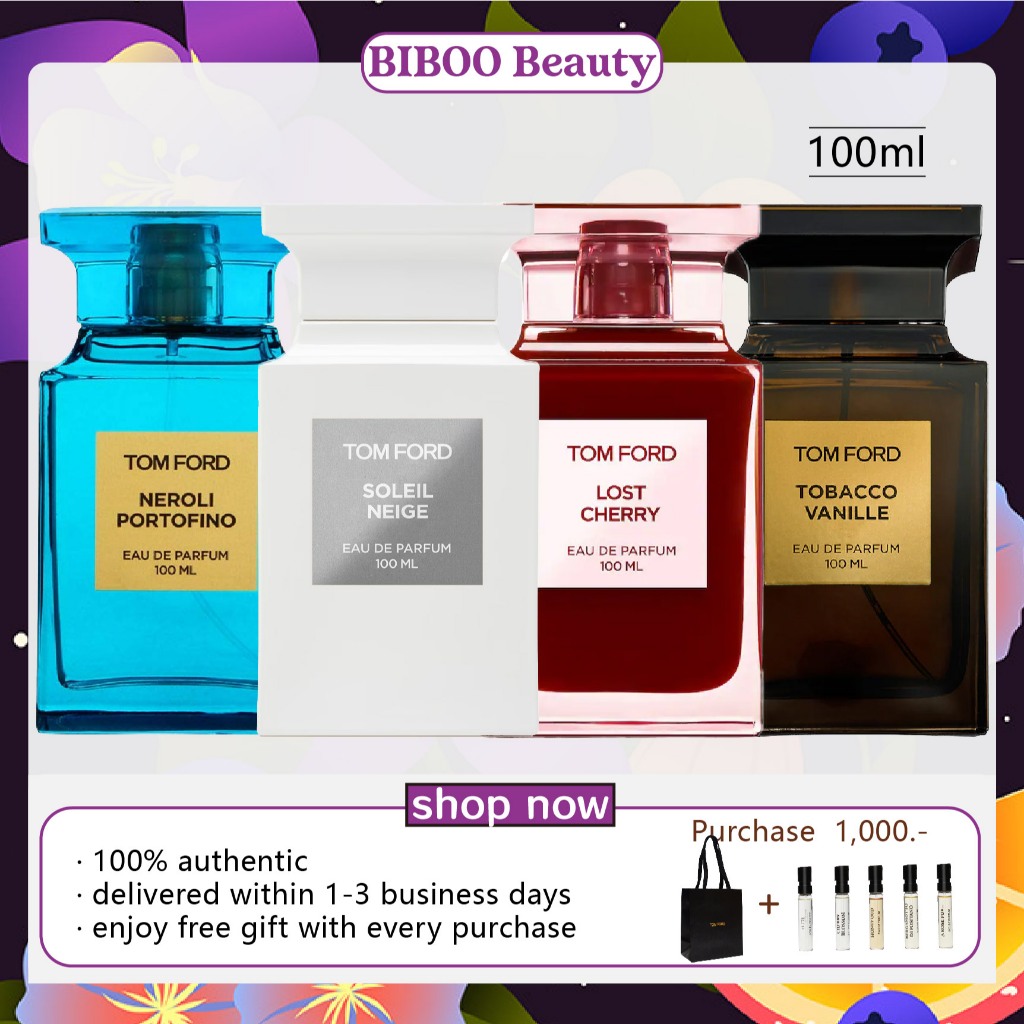 TOM FORD Soleil Neige Neroli Portofino Tobacco Vanille Lost Cherry Rose Prick Bitter Peach Fucking Fabulous EDP 50/100ml