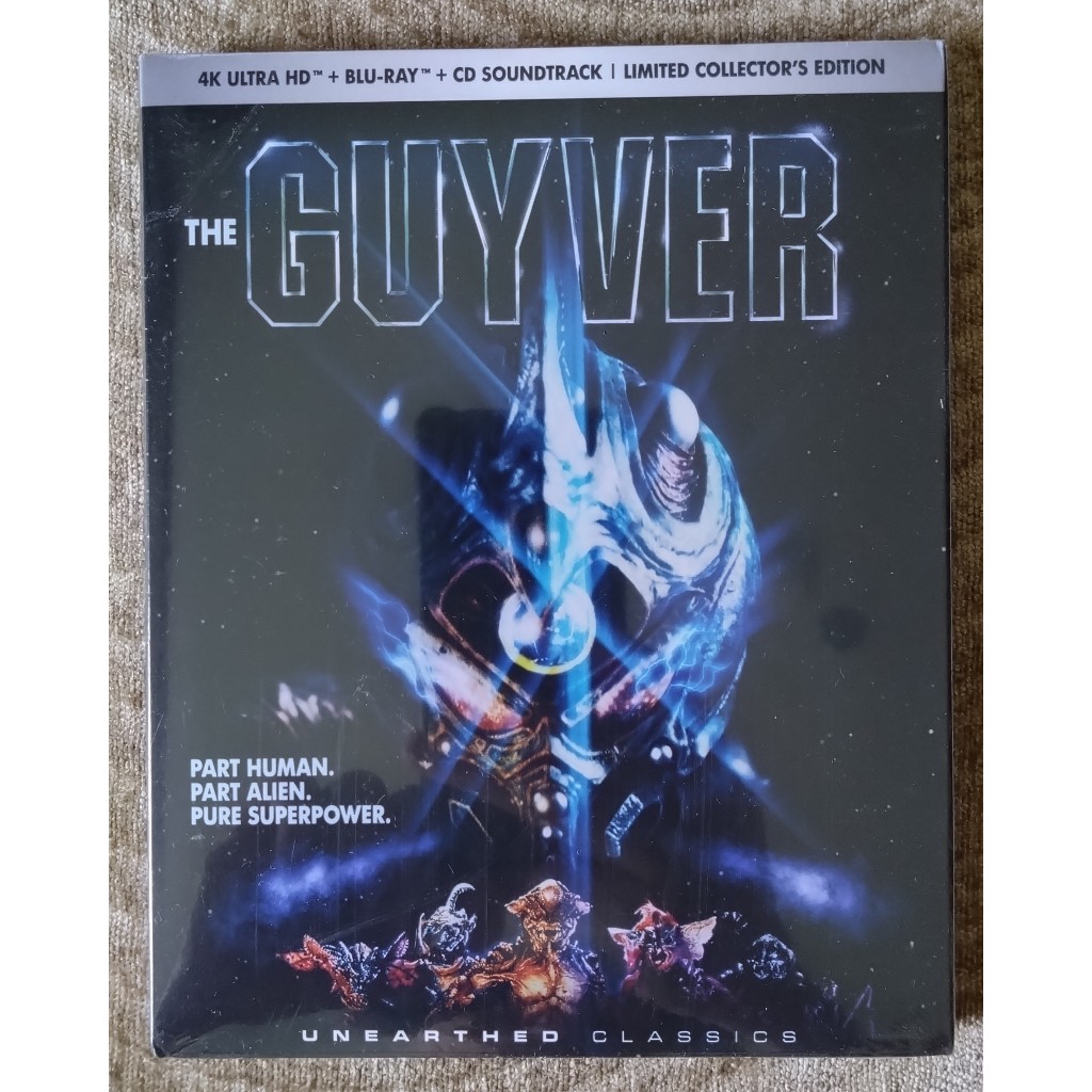 มือ1 The Guyver 4K Blu-ray (2-Disc + 1 CD) Set USA Release