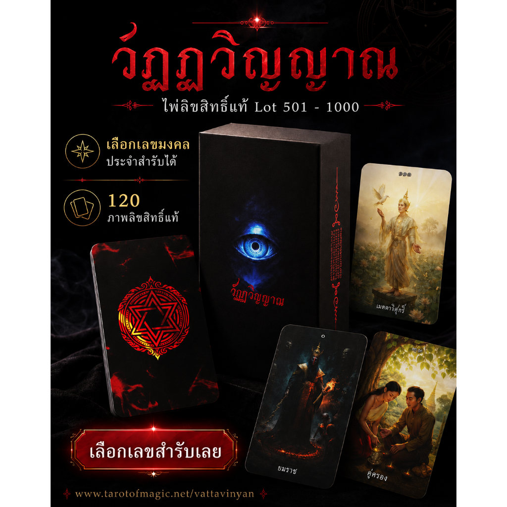 สุ่มเลขสำรับ (501-1,000) ไพ่ออราเคิล "วัฏฏวิญญาณ"  ให้วัฏฏวิญญาณเป็นเข็มทิศนำทางคุณ" 🧭✨ แถมคอร์สเรียนออนไลน์ฟรี!