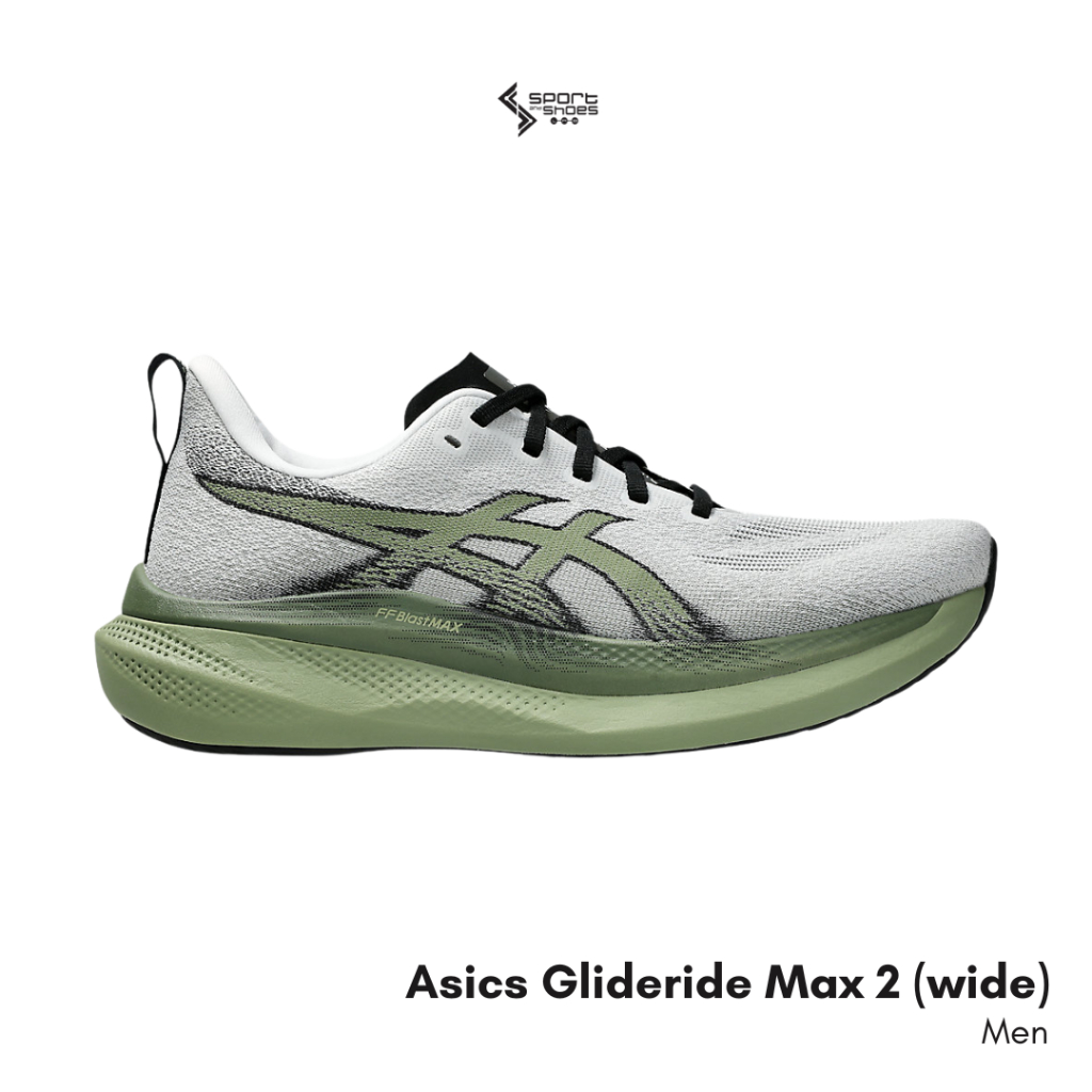 Asics Glideride Max2 ( 2E ) รองเท้าวิ่ง ผู้ชาย หน้าเท้ากว้าง l ของแท้100%