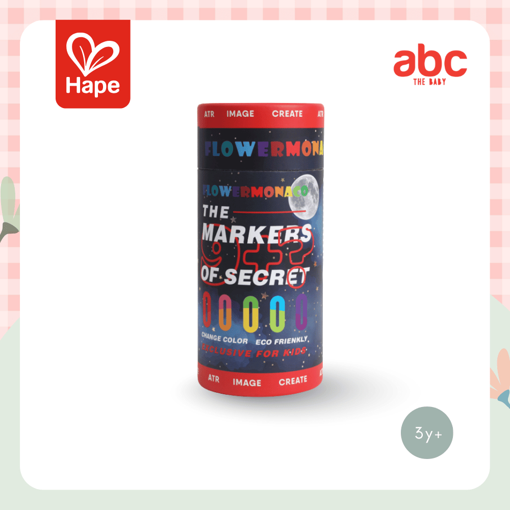Hape - The Markers of Secret أقلام التلوين السحرية المتغيّرة الألوان 3Y+ صورة 6